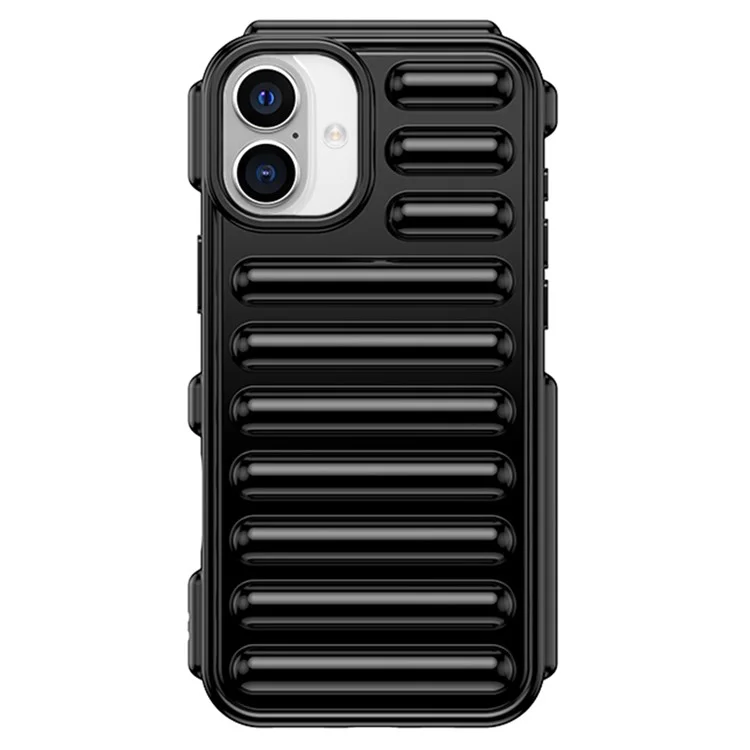 Kapselserie Für Iphone 16 Plus Case Protective TPU -telefonabdeckung - Schwarz