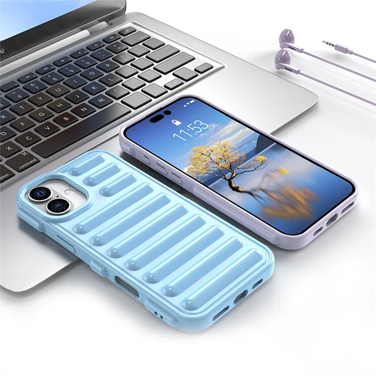 Capsule Series for iPhone 16 Case Protective TPU Phone Cover - Black