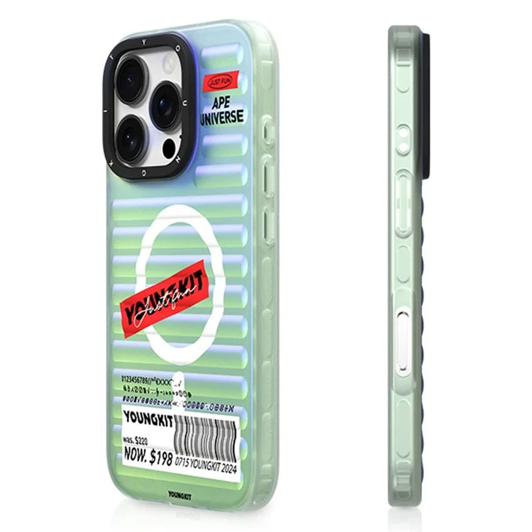 Серия Gradient Youngkit Для Iphone 16 Pro Max Case, Совместимый с Magsafe IMD TPU Back Cover - Красный