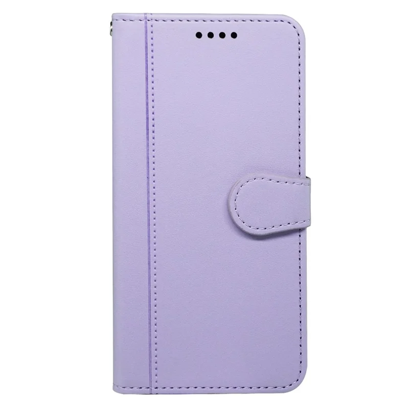 For Nothing CMF Phone 1 Wallet Case Magnetic Snap Leather Phone Cover with Strap - Purple
