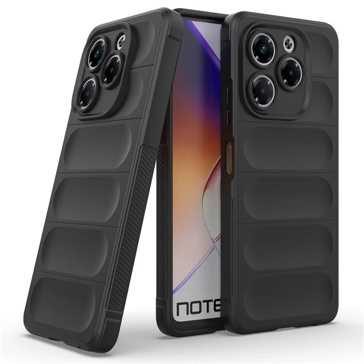 Para Infinix Nota 40x 5g Case Anti-drop Soft TPU TPU Rugged Telep Capacal - Negro