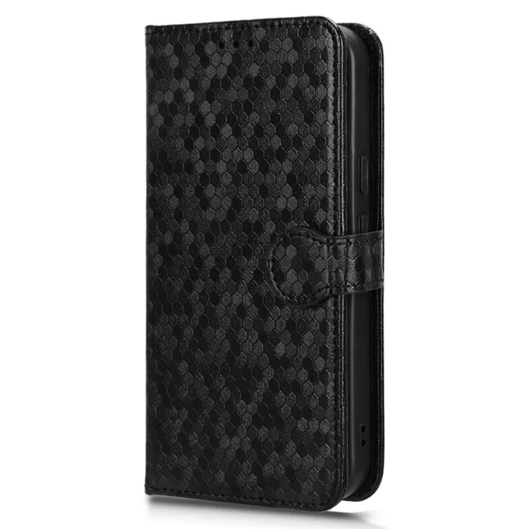 Per Google Pixel 9 / Pixel 9 Pro Wallet Case Dot Pattern Impronta PU Coperchi - Nero