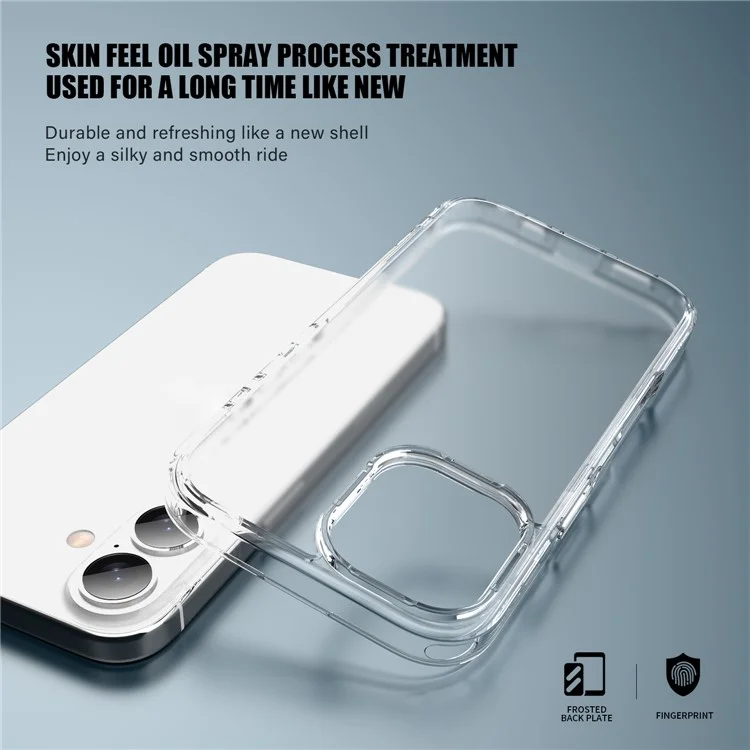 Для Iphone 16 Case Shock -resection TPU+PC Matte Back Cover - Коричневый