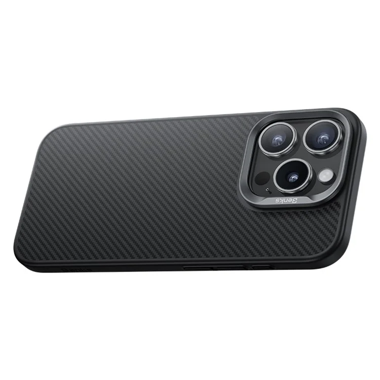 BENKS For iPhone 16 Pro Magnetic Case Kevlar Aramid Fiber+TPU Cover Compatible with MagSafe