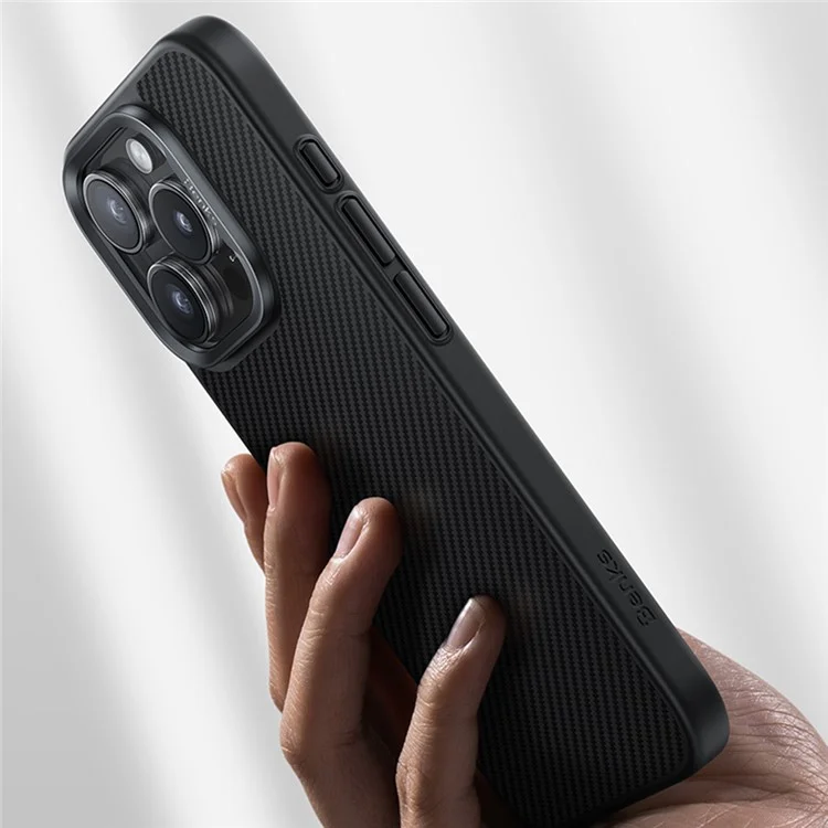 BENKS For iPhone 16 Pro Max Magnetic Case Kevlar Aramid Fiber+TPU Cover Compatible with MagSafe
