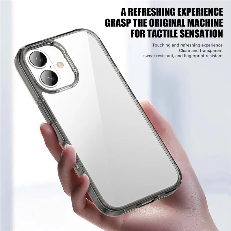 Серия Aurora Для Iphone 16 Case Tpu+пк Crystal Clear Back Cover - Прозрачный