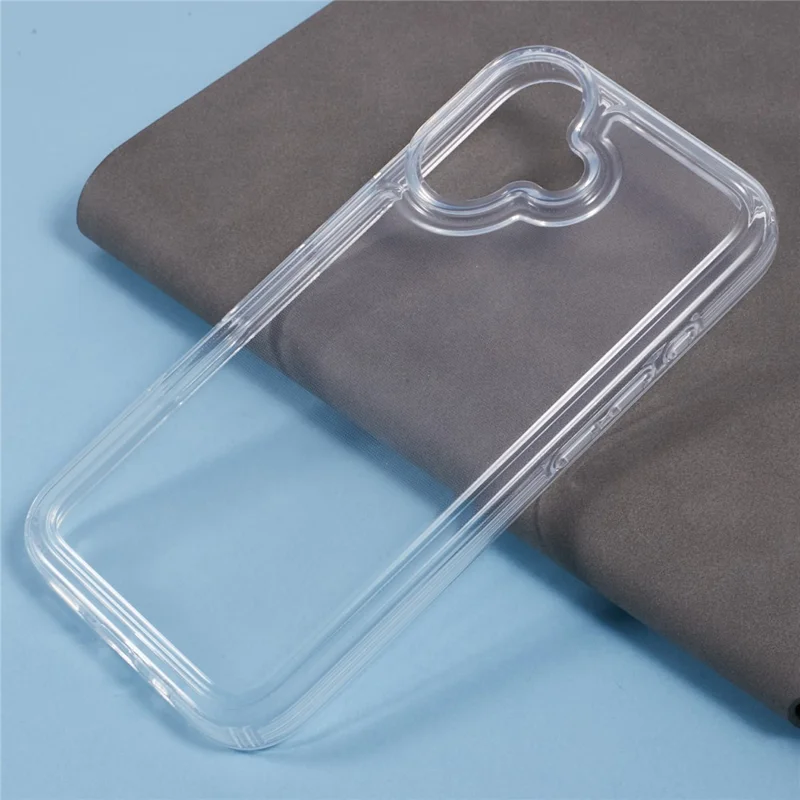 For iPhone 16 Plus Case Reinforced Corners TPU Clear Phone Cover