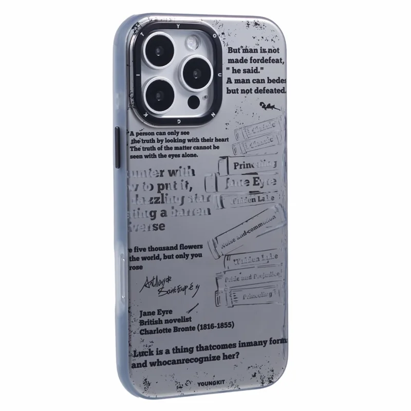 YOUNGKIT Literary Series for iPhone 16 Pro Max Case Compatible with MagSafe IMD TPU Phone Cover - The Classic
