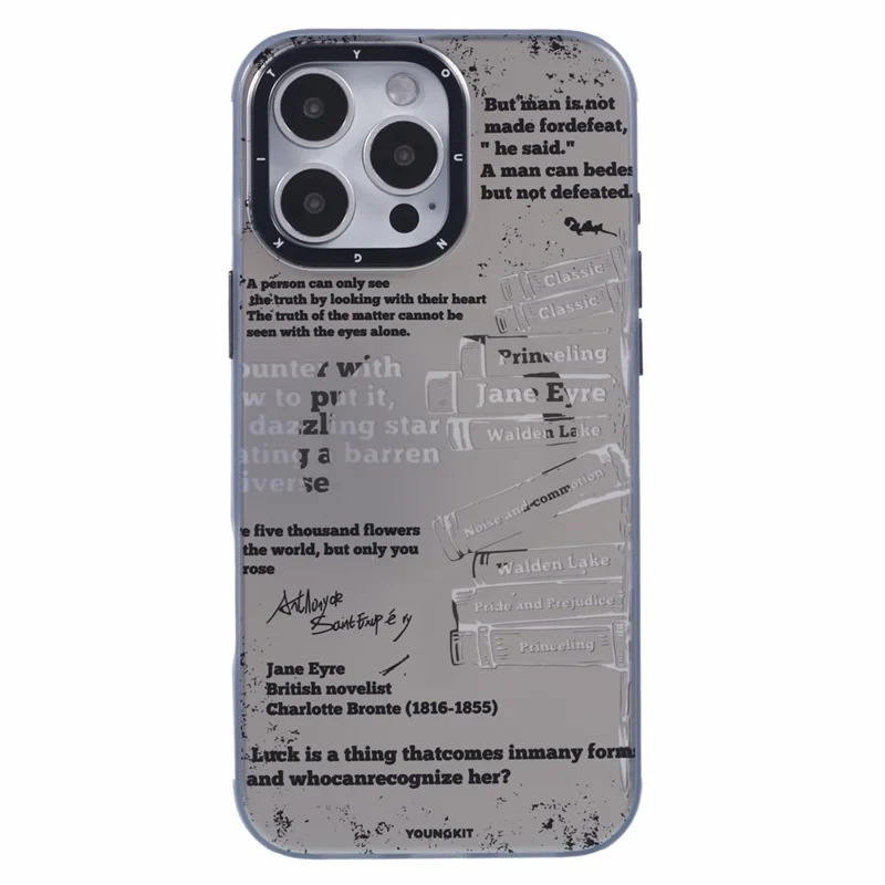 YOUNGKIT Literary Series for iPhone 16 Pro Max Case Compatible with MagSafe IMD TPU Phone Cover - The Classic