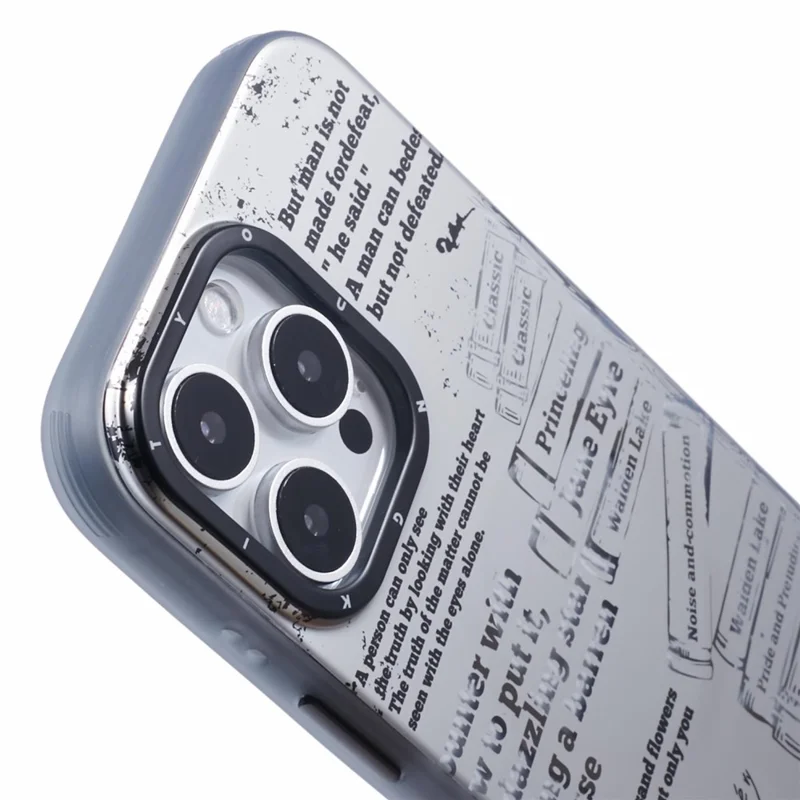 YOUNGKIT Literary Series for iPhone 16 Pro Max Case Compatible with MagSafe IMD TPU Phone Cover - The Classic