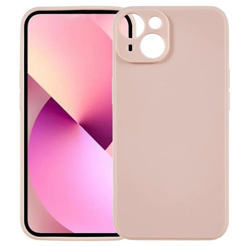 KALEBOL KLB-TPU003 For iPhone 15 Case Anti-Scratch Solid Color TPU Phone Cover - Pink