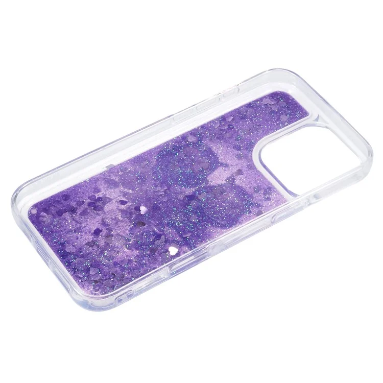 Для Iphone 16 Pro Max Case Floating Quicksand Pattern Soft Tpu Back Cover - Две Совы
