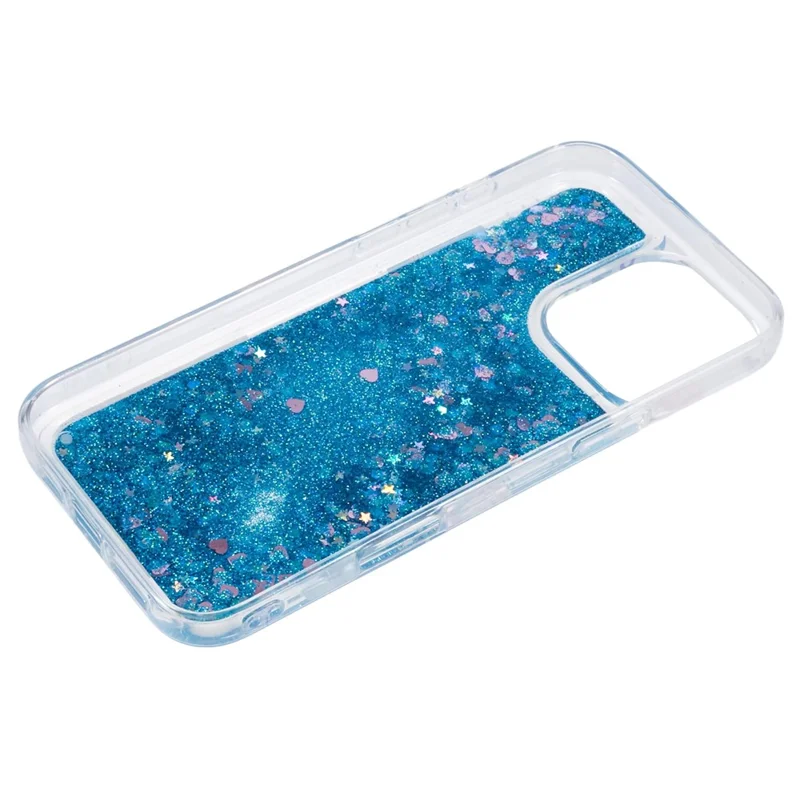 For iPhone 16 Pro Max Case Floating Quicksand Pattern Soft TPU Back Cover - Universe