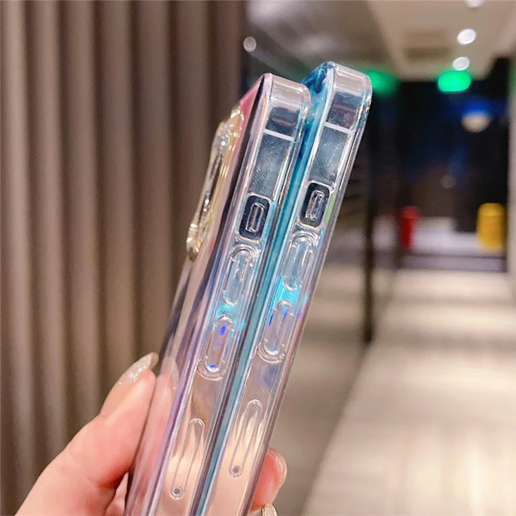 For iPhone 15 Pro Max Case IMD Marble Shell Pattern TPU+PC Phone Cover - Style 8