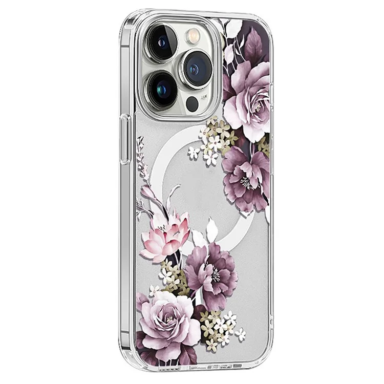For iPhone 16 Pro Case TPU+PC Phone Cover Compatible with MagSafe