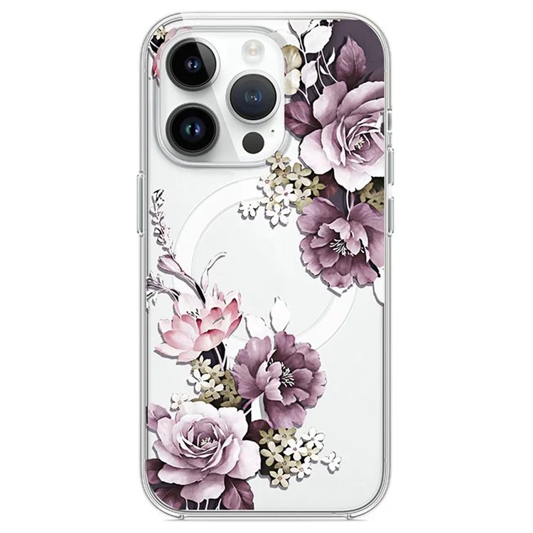 For iPhone 16 Pro Case TPU+PC Phone Cover Compatible with MagSafe