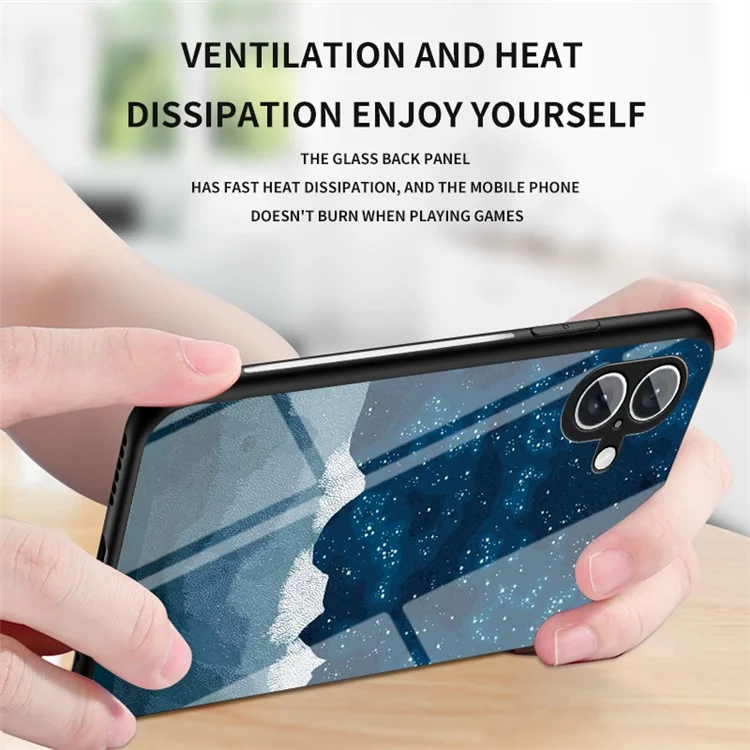 Para Iphone 16 Case Starry Sky Pattern Vidry Telephip Cover - Cielo Estrellado Brillante