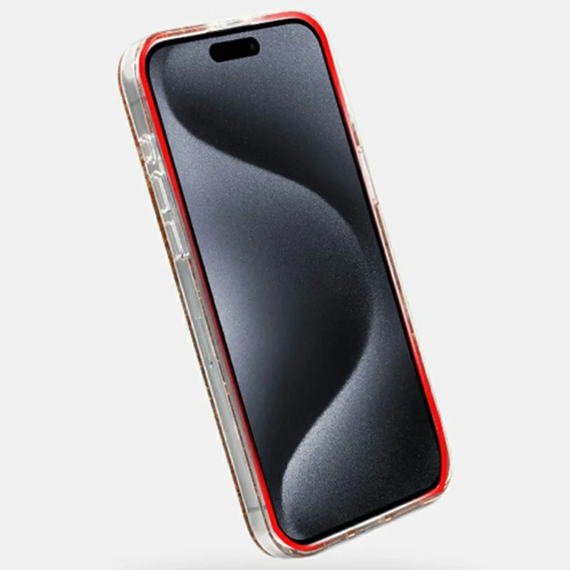 KZDOO Mag Flash Series for iPhone 16 Pro Max Case Compatible with MagSafe Seashell Shining TPU+PC Phone Cover - Rose Gold