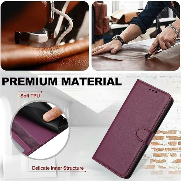 Для Samsung Galaxy A16 Calefic Case Case Cover Cover с Ремешком - Фиолетовый
