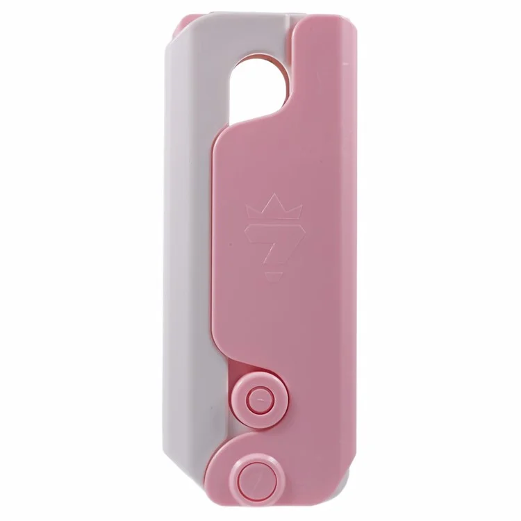 Universal Phone Case Giant Carrot Knife ABS Phone Cover Stress Relieving Toy - Pink+White