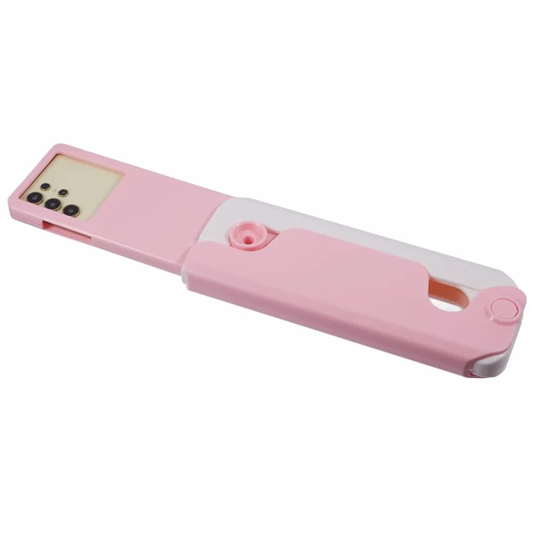Universal Phone Case Giant Carrot Knife ABS Phone Cover Stress Relieving Toy - Pink+White