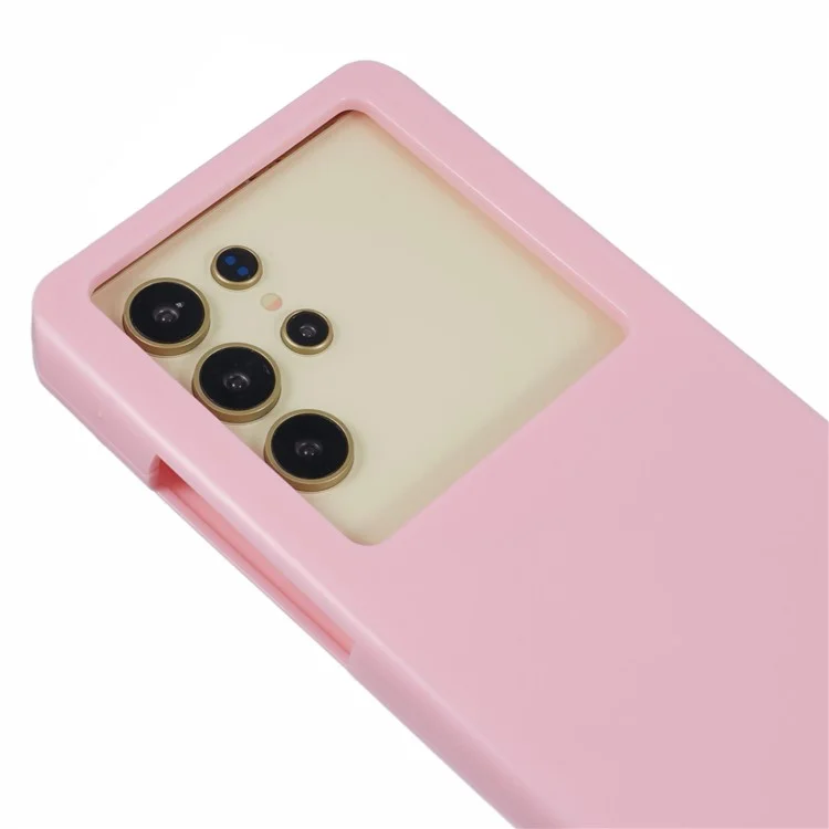 Universal Phone Case Giant Carrot Knife ABS Phone Cover Stress Relieving Toy - Pink+White
