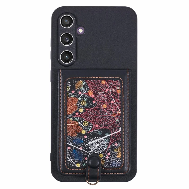 Pour Samsung Galaxy S24 + Case de Téléphone Avec Sac de Carte Galaxy Kickstand RFID Blocking
