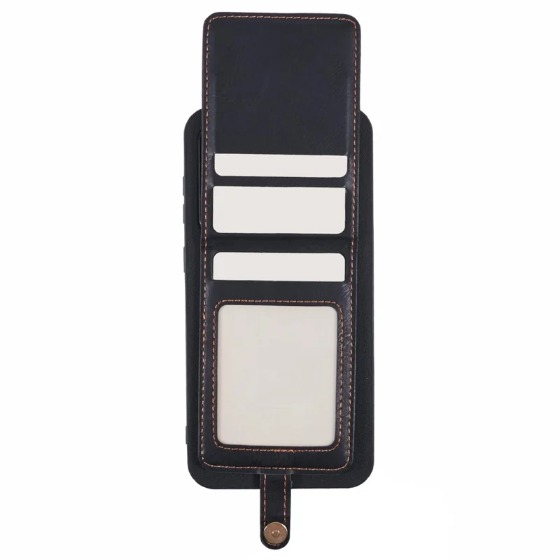 Pour Samsung Galaxy S24 + Case de Téléphone Avec Sac de Carte Galaxy Kickstand RFID Blocking