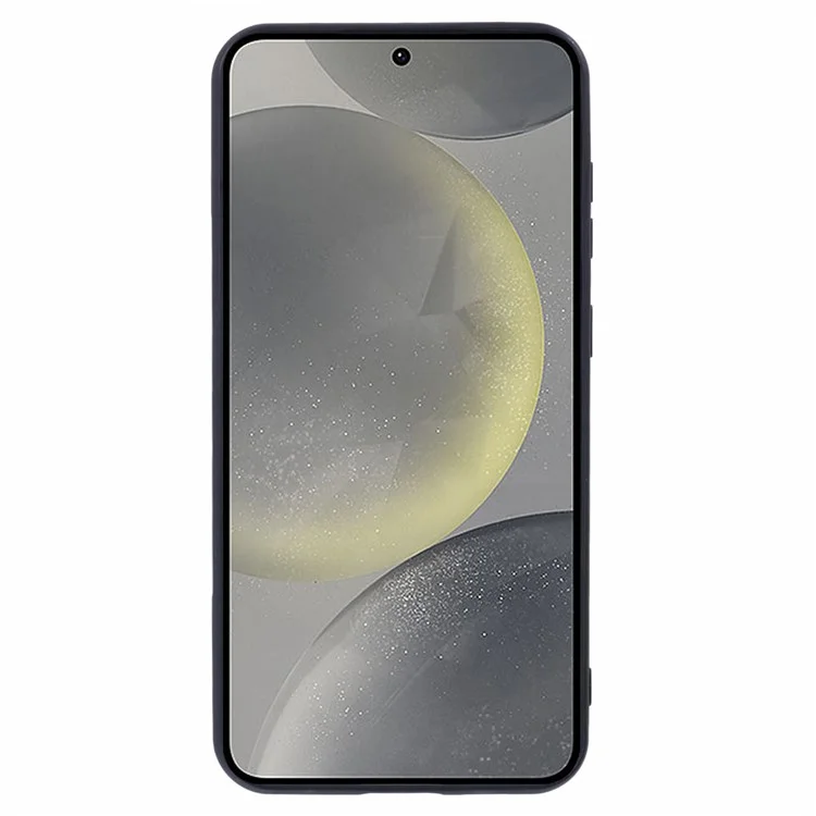 Für Samsung Galaxy S23 fe Phone Case Adhäsive Kartenbeutelfarbe Mit Kickstand-braun