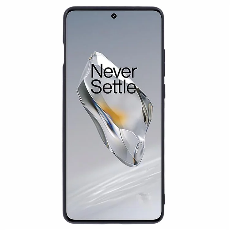 Für OnePlus 12 5G Phone Case Adhäsive Kartenbeutelfarbe Mit Kickstand - Grau