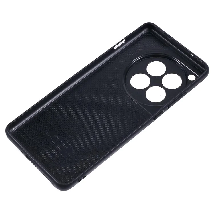 Für OnePlus 12 5G Phone Case Adhäsive Kartenbeutelfarbe Mit Kickstand - Grau
