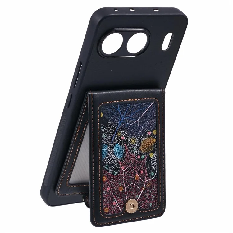 For OnePlus Nord 4 Phone Case with Galaxy Card Bag Kickstand RFID Blocking