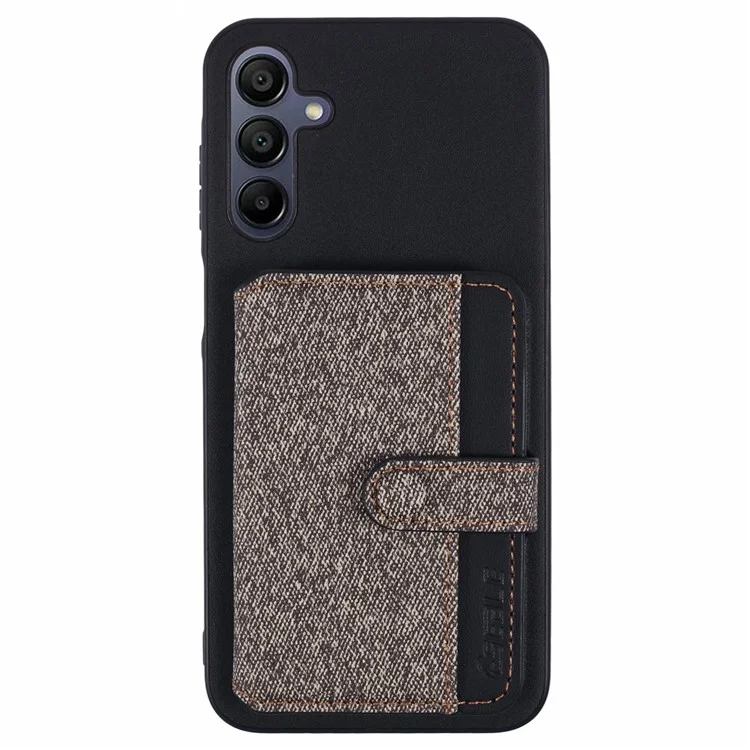 Per Samsung Galaxy A25 5G (globale) (161,0 x 76,5 x 8,3 Mm) Custodia Per Telefono Adesivi Colore Colore Con Cavalletto Con Cavalletto - Grigio