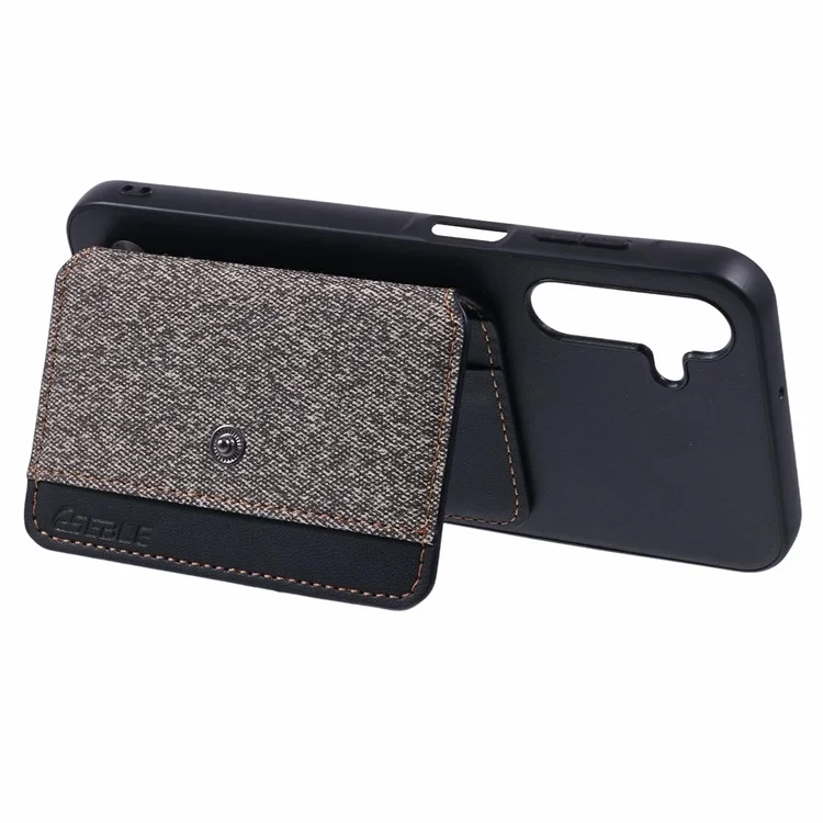 Per Samsung Galaxy A25 5G (globale) (161,0 x 76,5 x 8,3 Mm) Custodia Per Telefono Adesivi Colore Colore Con Cavalletto Con Cavalletto - Grigio