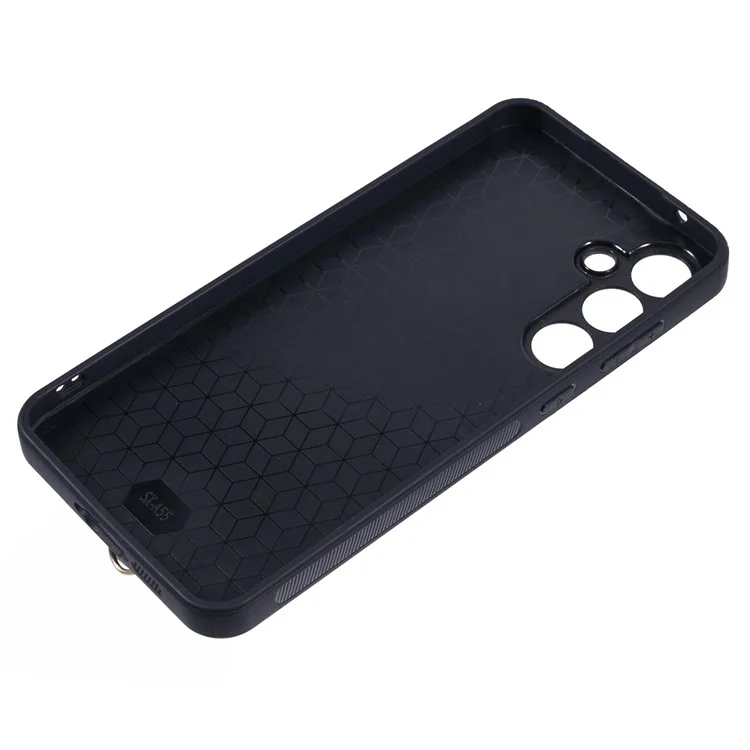 Для Samsung Galaxy A35 5G Chace Case Case Care Card Color Matching с Подставкой - Серый