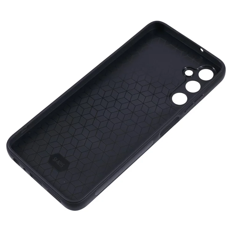 Per Samsung Galaxy A05s 4G Telefono Case Adesive Bag Color Cown With Kickstand - Grigio
