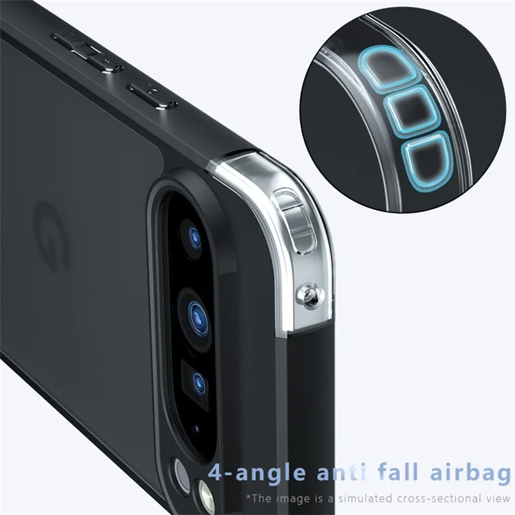 For Google Pixel 9 Pro XL Case TPU+PC Shockproof Phone Cover