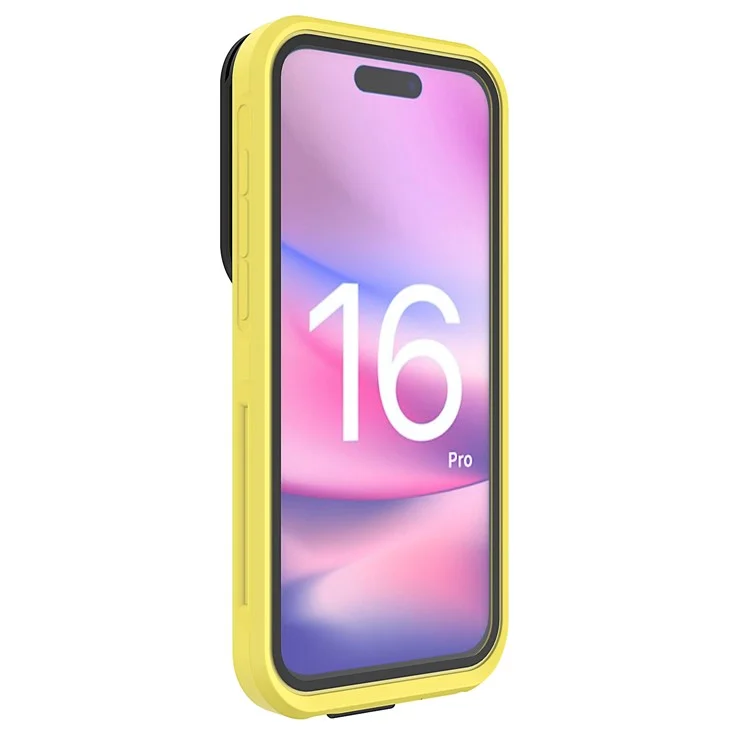 IP68 Waterproof Case for 5.8-6.3 Inch Phones Air Bag Shockproof Underwater Phone Cover - Yellow