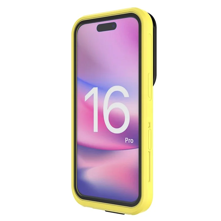 IP68 Waterproof Case for 5.8-6.3 Inch Phones Air Bag Shockproof Underwater Phone Cover - Yellow
