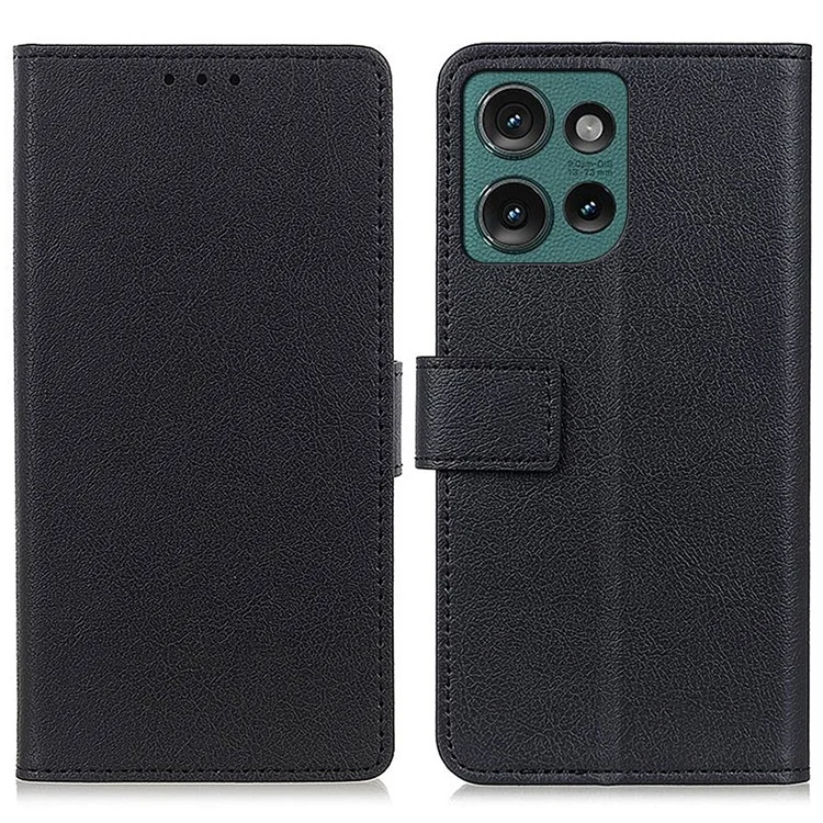 Per Motorola Edge 50 5g Case PU Wallet Coperchio Del Portafoglio - Nero