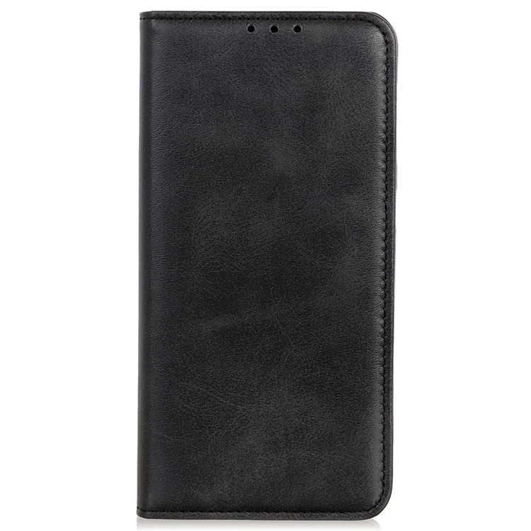Pour Motorola Edge 50 Neo 5G / Moto S50 5G / Thinkphone 25 5G Étui Cuir Split Flip Wallet Phone Cover - Noir