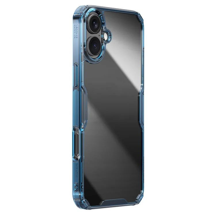 NILLKIN Pro Series for iPhone 16 Case TPU+PC Ultra Clear Phone Case - Blue