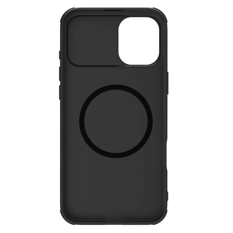 NILLKIN Camshield Pro for iPhone 16 Plus Case Compatible with MagSafe TPU+PC Phone Cover with Slider Camera - Black