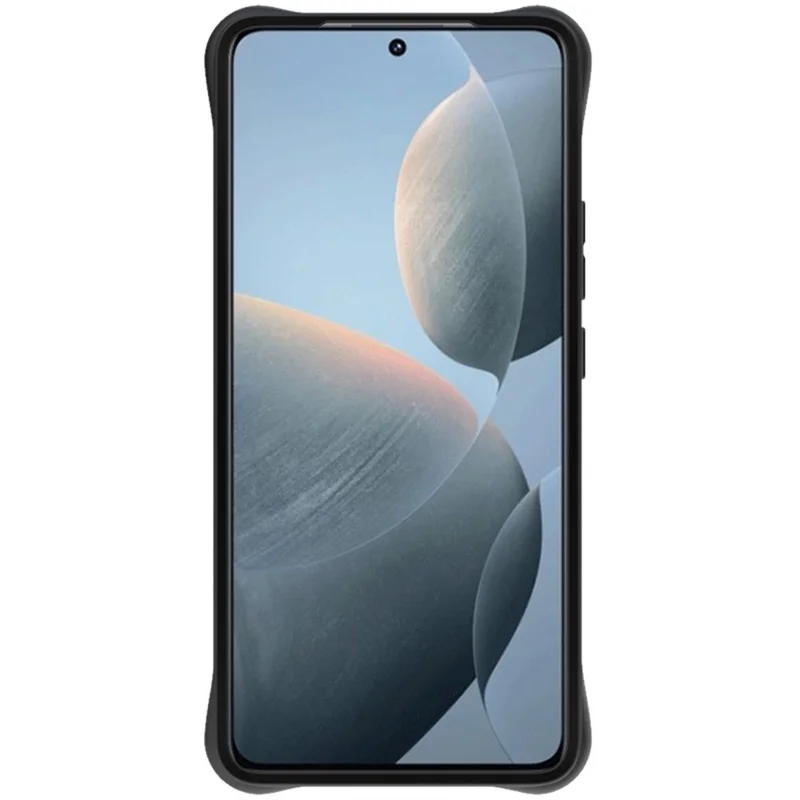 IMAK UC-6 Series for Xiaomi 14T Pro Case Water Drop Texture Anti-Skid Matte TPU Cover - Matte Black