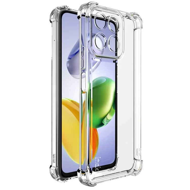 Serie IMAK UX-4 Per Honor Play 60 Plus 5G Case Straight Frame Dritta a Quattro Angoli Copertura TPU Trasparente