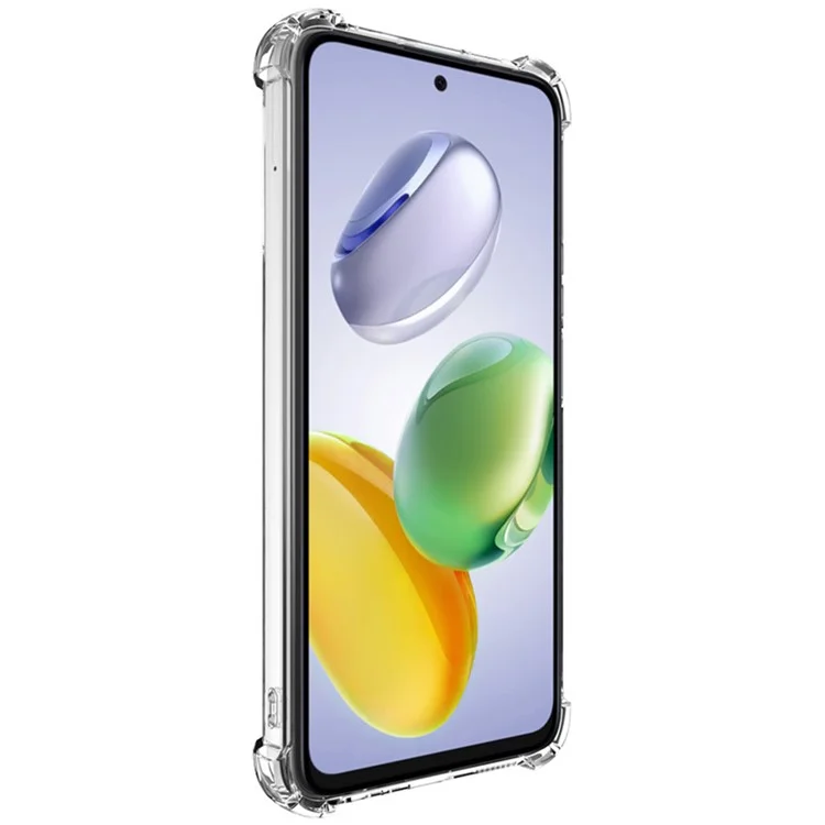 Serie IMAK UX-4 Per Honor Play 60 Plus 5G Case Straight Frame Dritta a Quattro Angoli Copertura TPU Trasparente