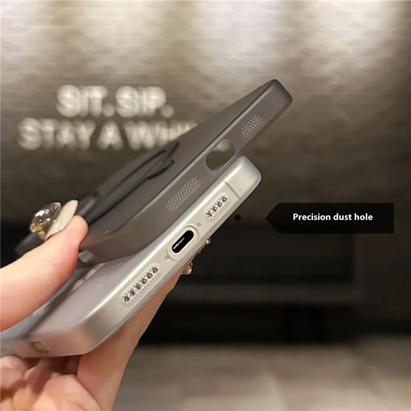Para Xiaomi 16 Pro Case Compatible Con Magsafe Hard PP Matte Phone Cover - Negro Transparente