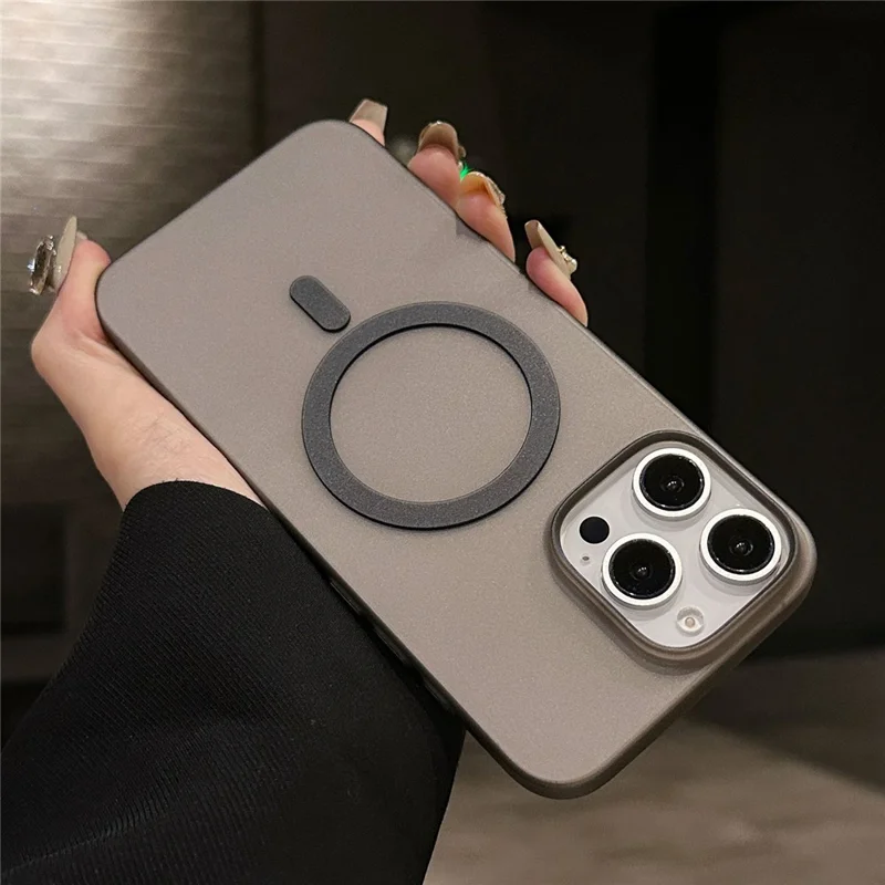 Pour Xiaomi 16 Pro Max Case Compatible Avec Magsafe Hard PP Matte Téléphone - Noir Transparent