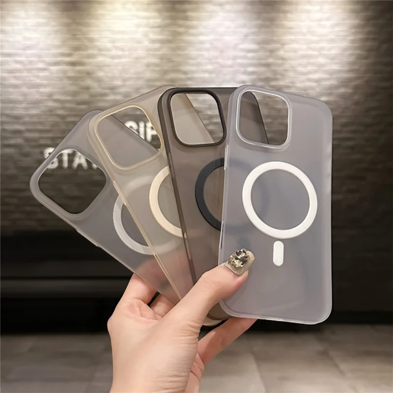 Pour Xiaomi 16 Pro Max Case Compatible Avec Magsafe Hard PP Matte Téléphone - Noir Transparent