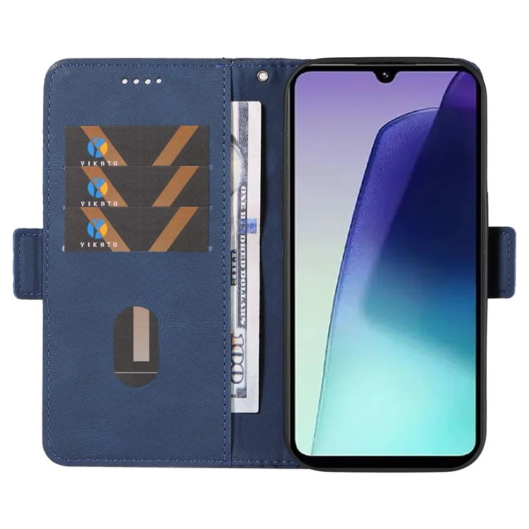 Для Xiaomi Redmi 14C 4G Case Rombus PU - Синий
